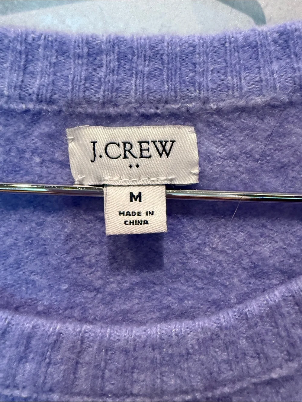 J. Crew Blue Crewneck Pullover Sweater